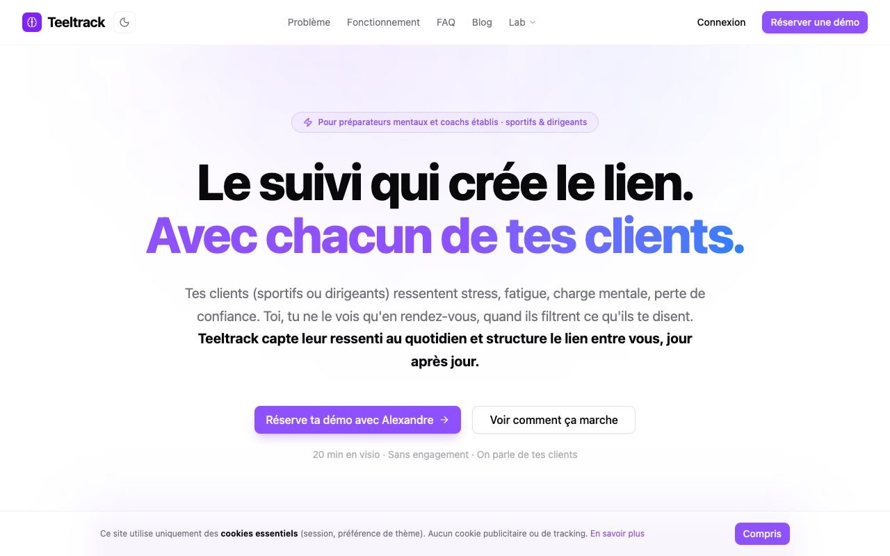 Outil Teeltrack